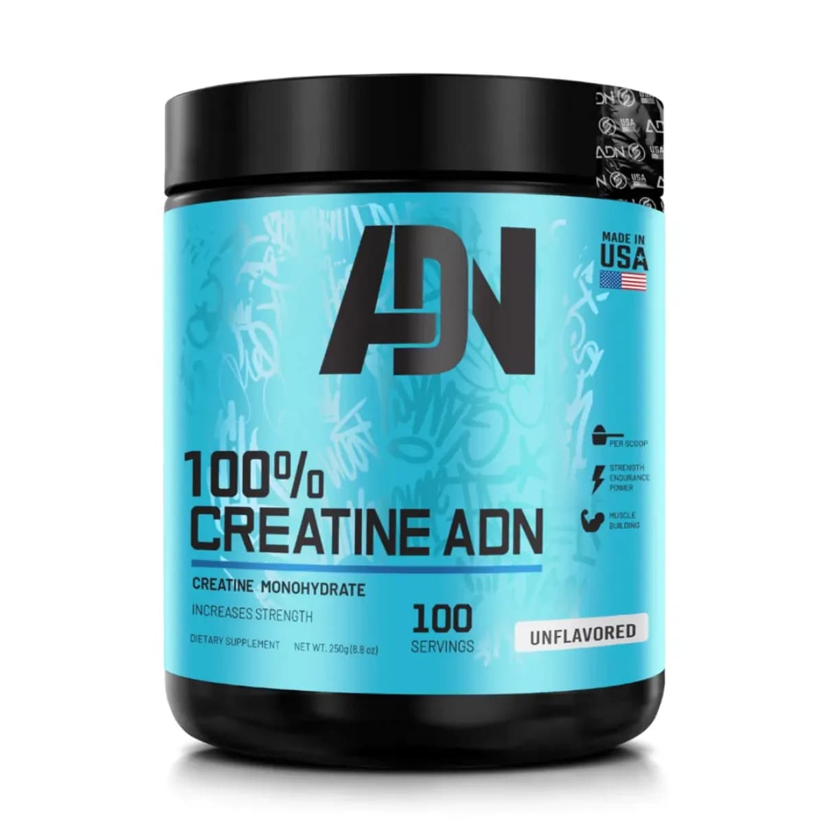 100% Creatina Monohidratada ADN 250 GR
