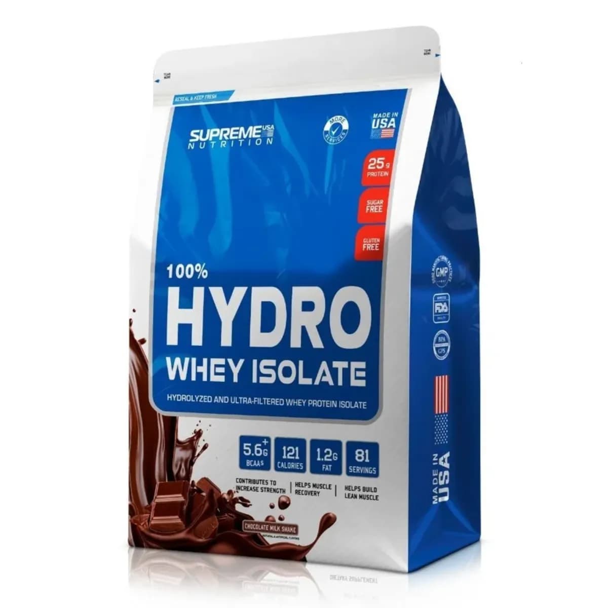 100% Hydro Whey Isolate SUPREME NUTRITION USA 2 LB