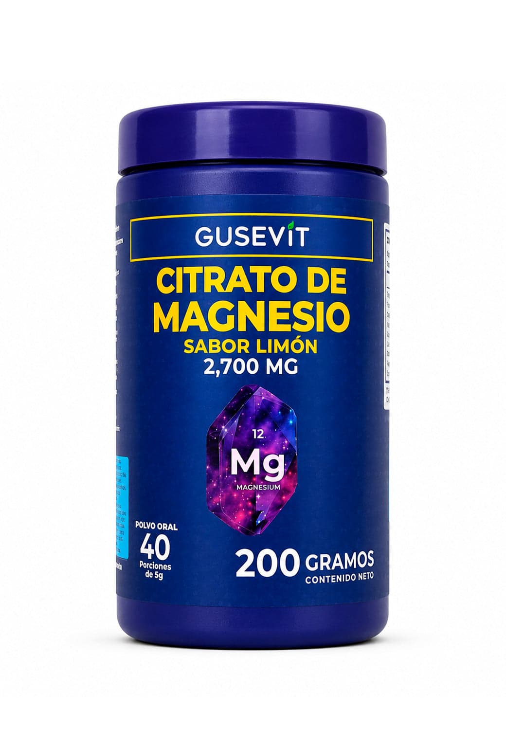 Citrato de Magnesio sabor Limón Gusevit 200 GR